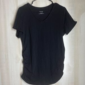 Motherhood‎ maternity black short sleeve top, size 1X